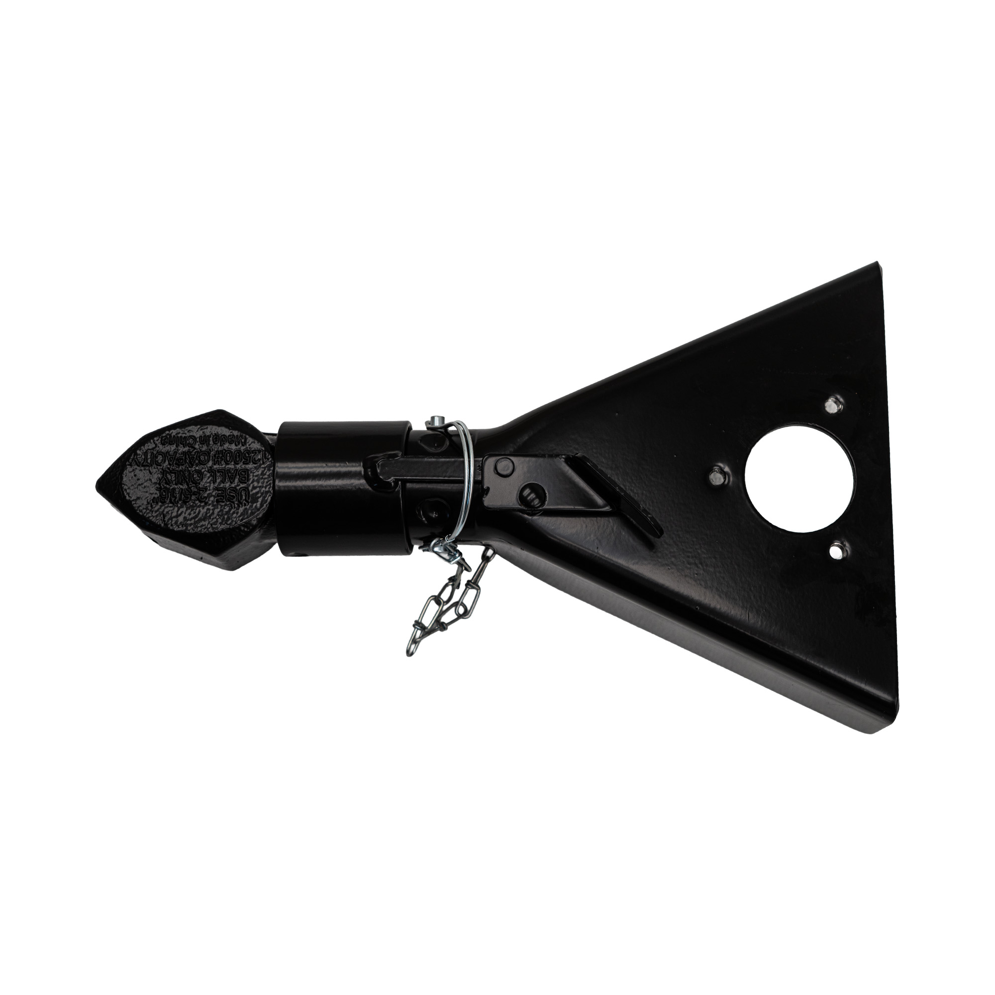 A-frame collar style trailer coupler for 2-5/16 inch ball rated 12500 lbs