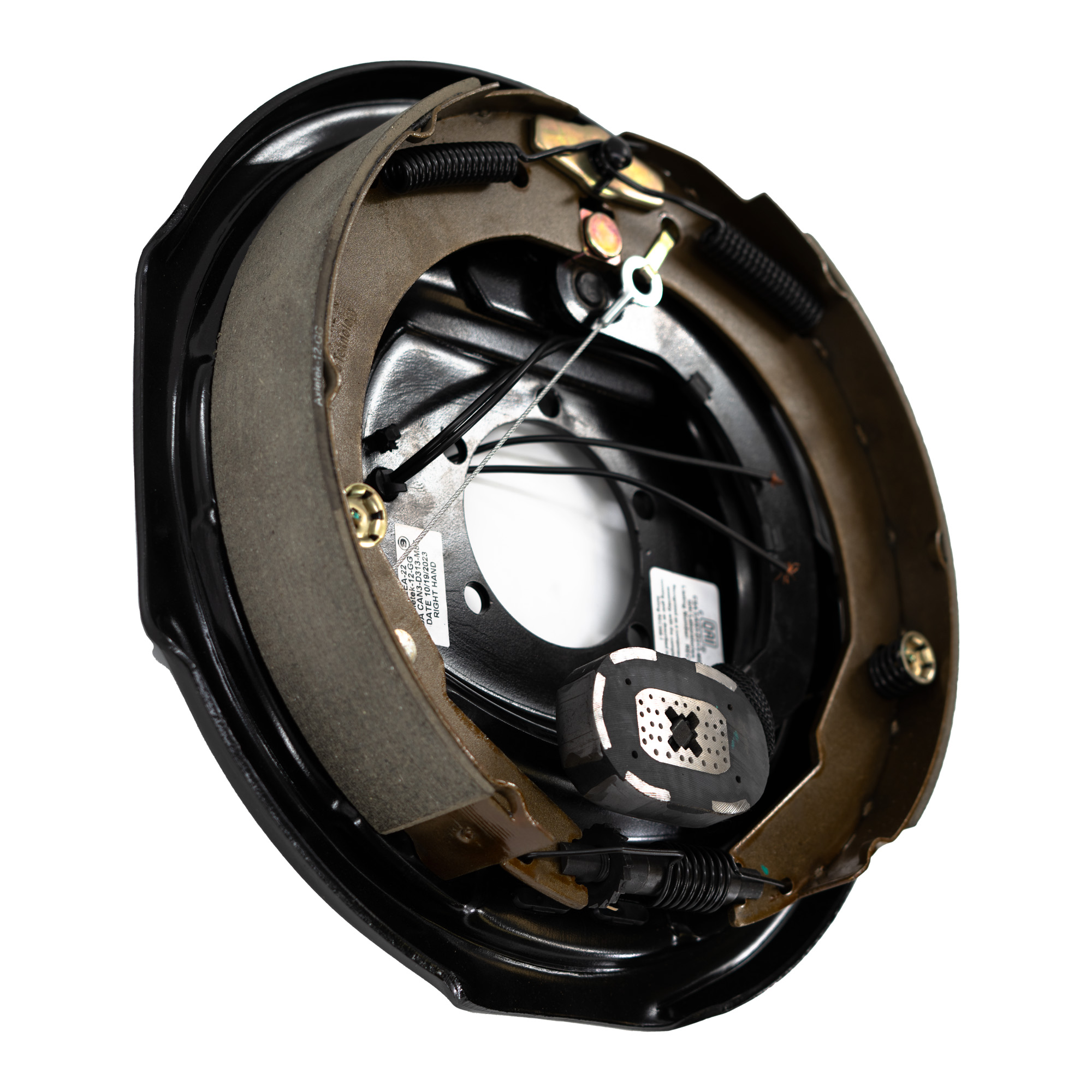 Trailer Parts • Fast and Free Shipping, Axles, Repair Parts and more AxleTek 12 x 2 self-adjusting electric trailer brake backing plate RH