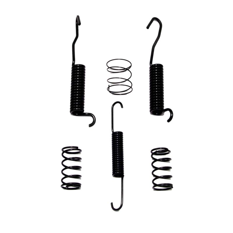 Replacement spring kit for 10-inch and 12-inch manual-adjust electric trailer brakes.