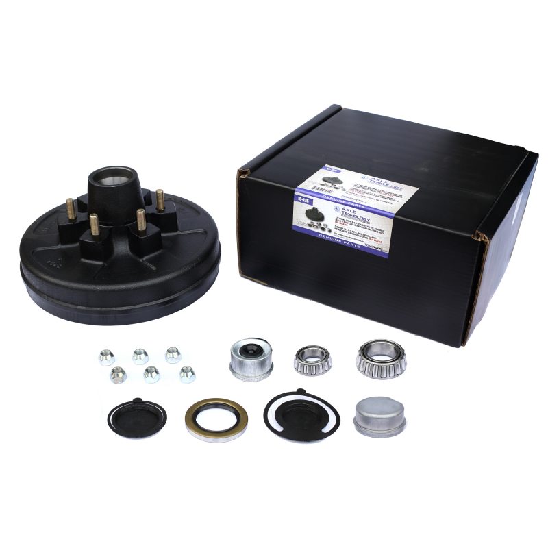 6000 lb Hub and Drum with 6 on 5.5 bolt pattern for heavy-duty trailers